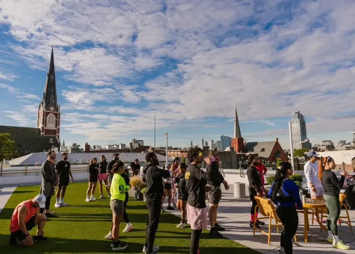 Morning workout at Vibe