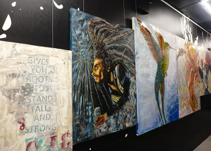 Paintings at Vibe BQE